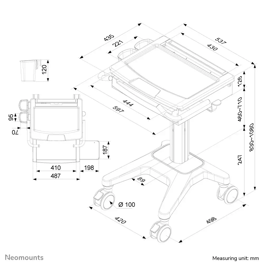 Multimediju rati Neomounts MED-M200 Photo 8