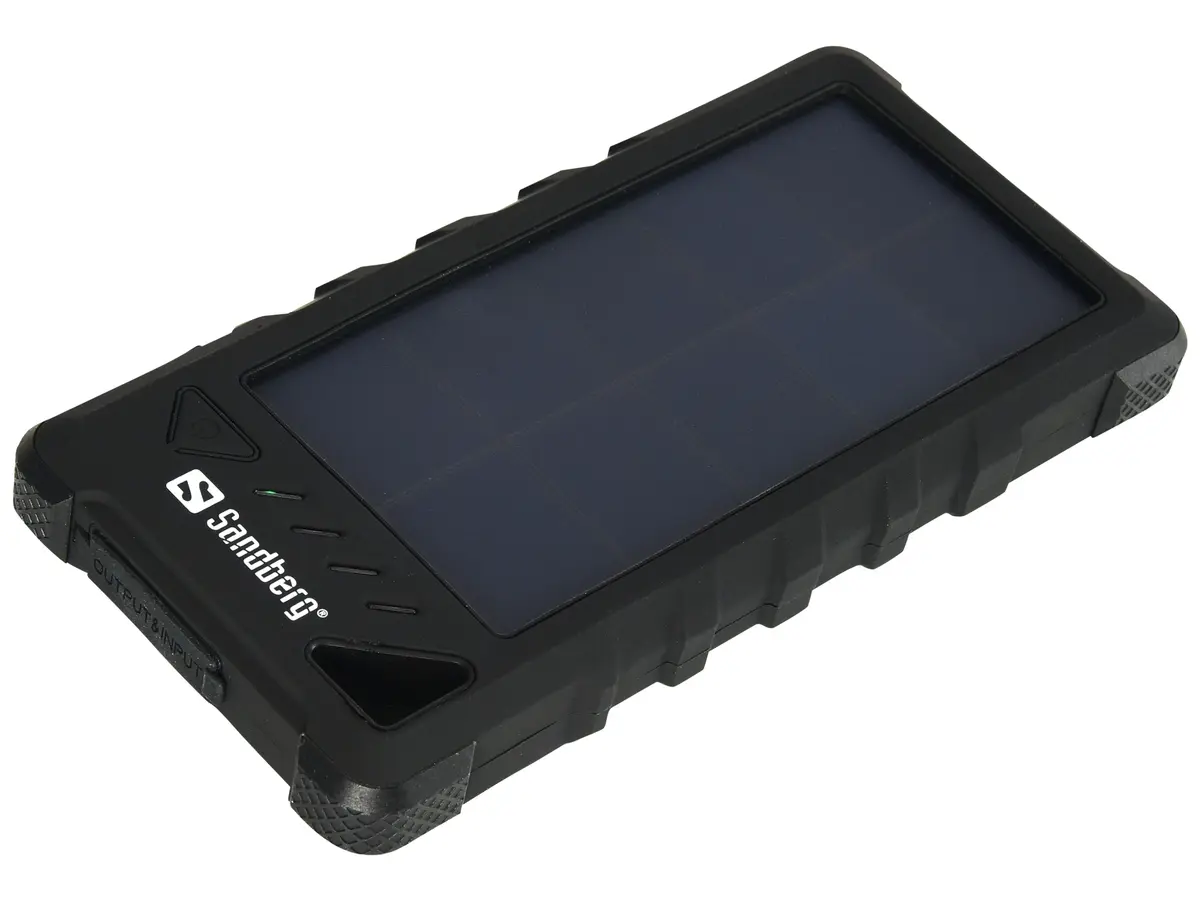 SANDBERG Izejas Saules bateriju Powerbank 16000
