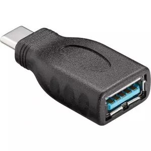 Goobay 45395 cable gender changer USB-C USB-A Black