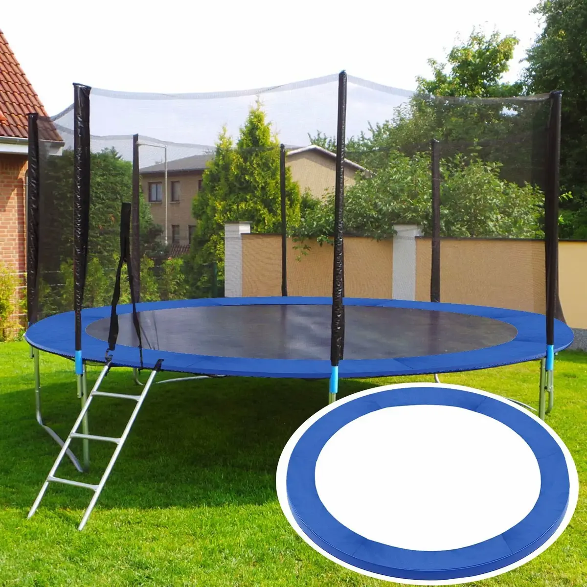Springos protective cover TP-6FT 180 CM BLUE Photo 3