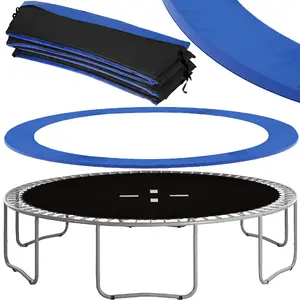Trampoline spring cover Springos TP-8FT 244 cm Blue UV resistant durable