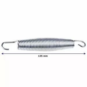Replacement trampoline springs Springos TSP-01 135 mm – set of 135 mm metal springs