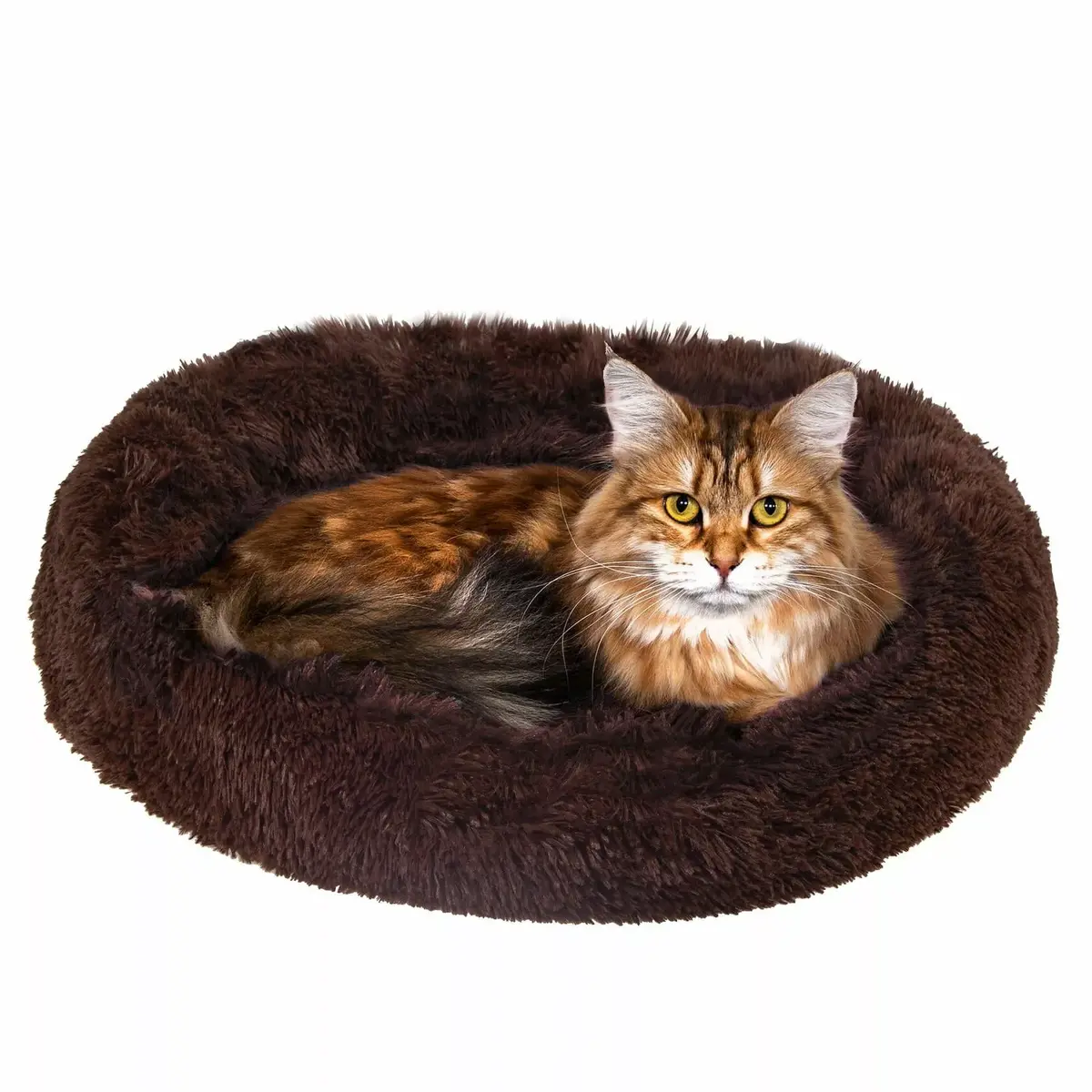 Round pet bed Springos PA0142 70 cm Photo 2