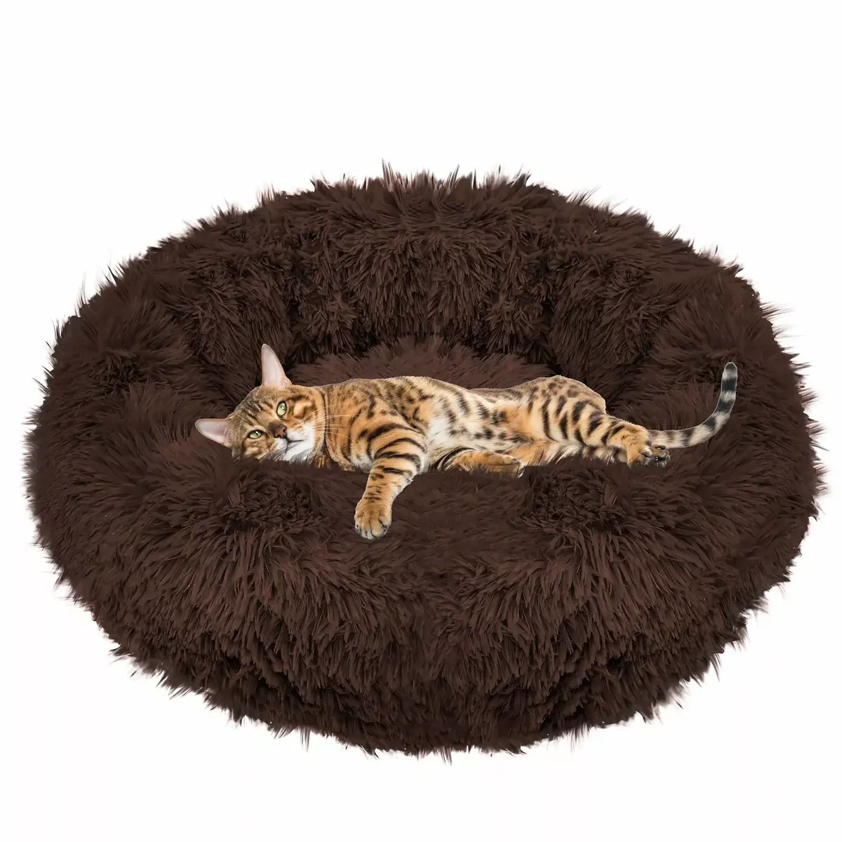 Round pet bed Springos PA0142 70 cm Photo 5