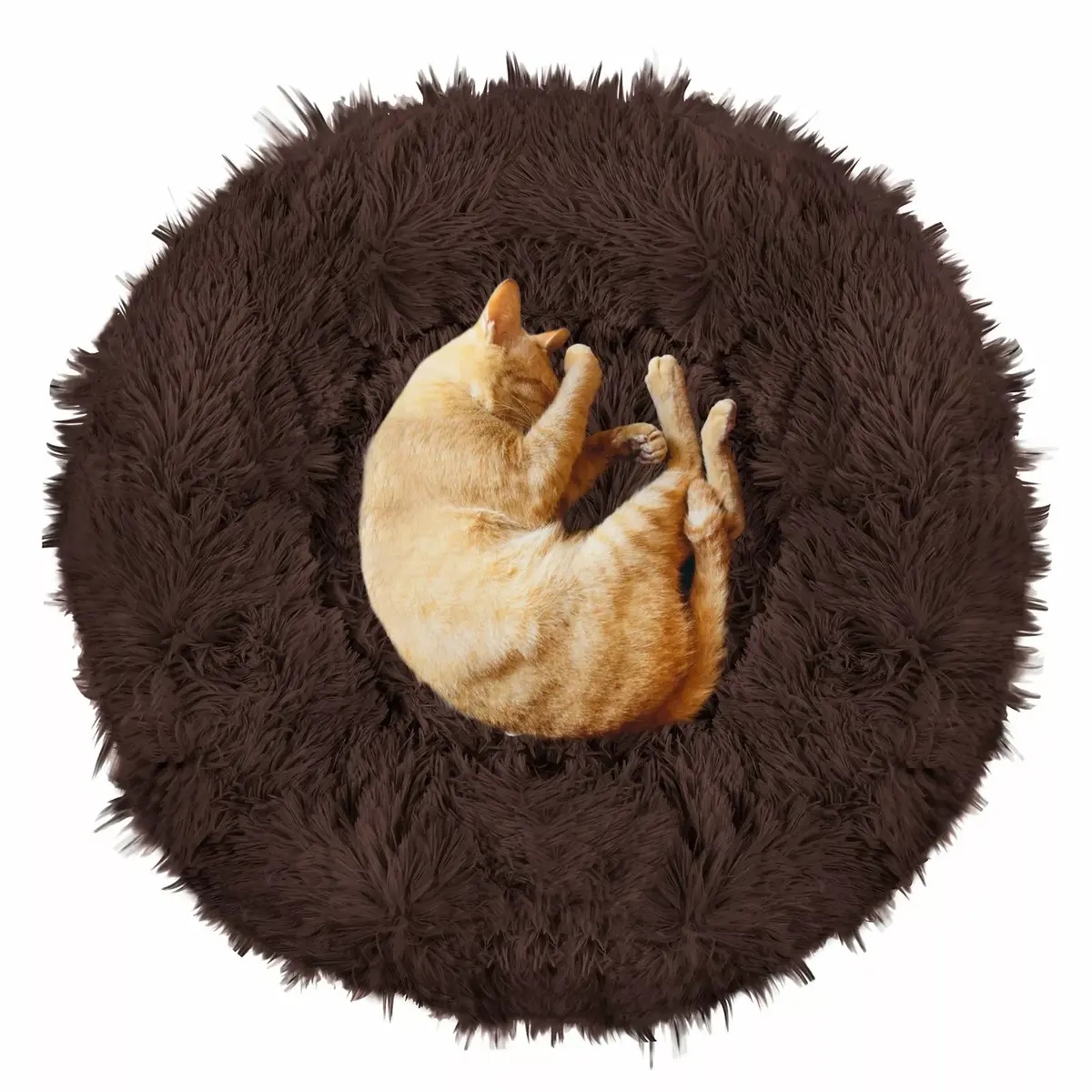 Round pet bed Springos PA0142 70 cm Photo 6