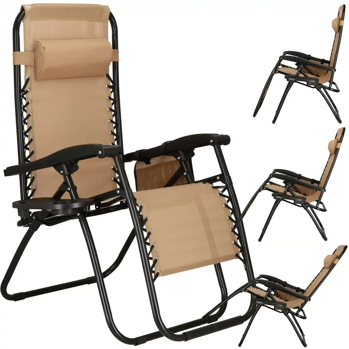 Садовый шезлонг Springos GC0002 Zero Gravity Photo 4