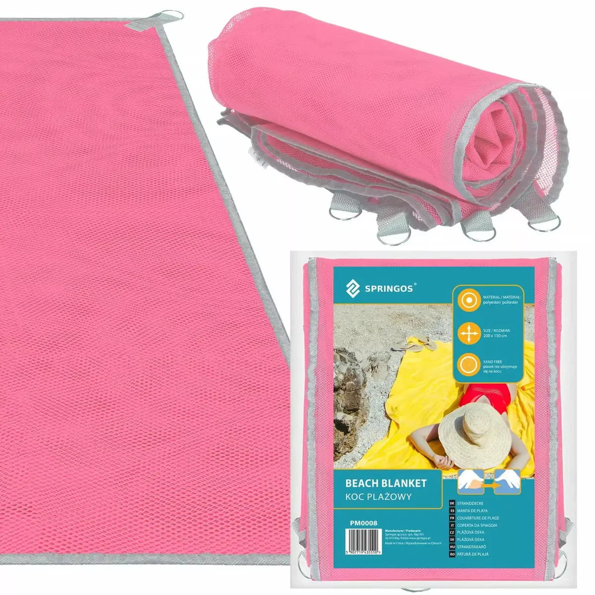 Beach blanket Springos PM0008 travel mat Photo 2