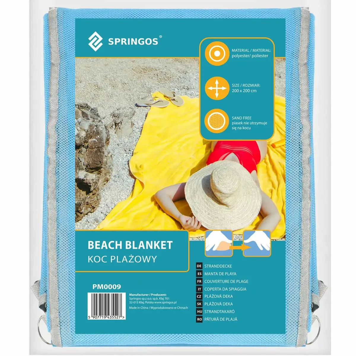 Beach picnic blanket Springos PM0009 200x200 cm Photo 4