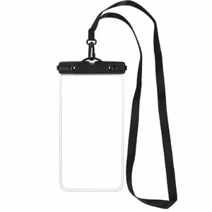 Protective Waterproof Phone Sleeve Springos CS0017 — Universal Transparent Cover for Various Phone Models