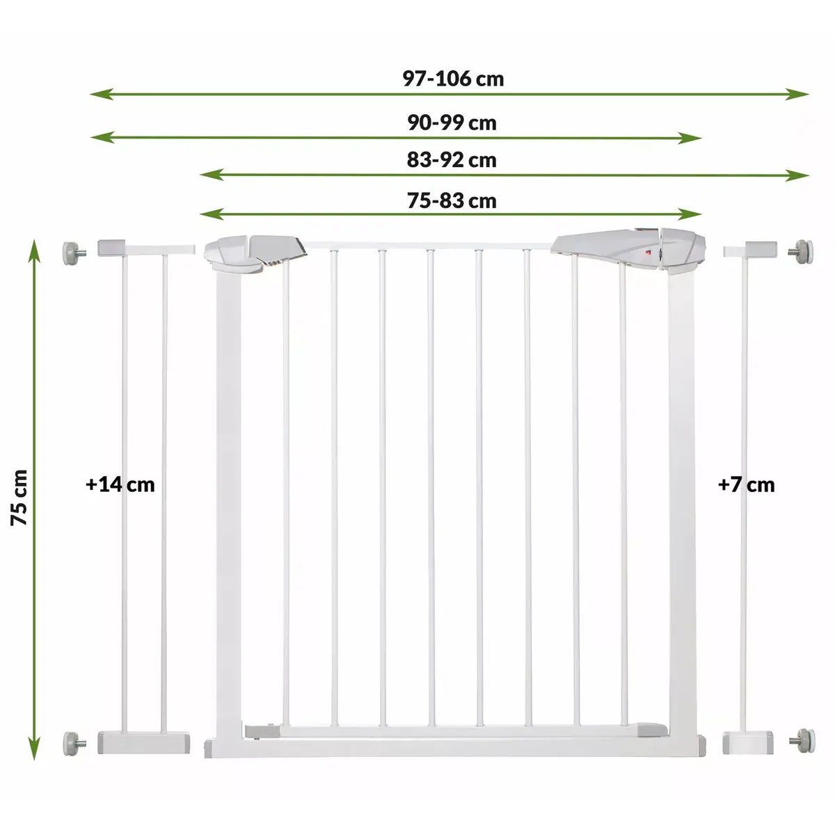 Springos SG0001 drošības vārtiņi 76-85 cm Photo 3