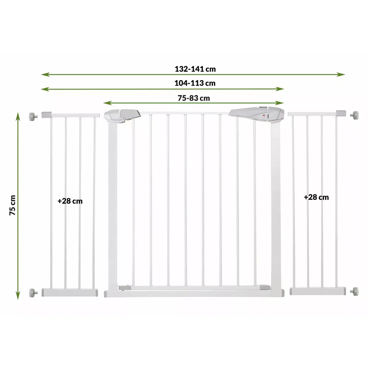 Springos SG0001 drošības vārtiņi 76-85 cm Photo 4