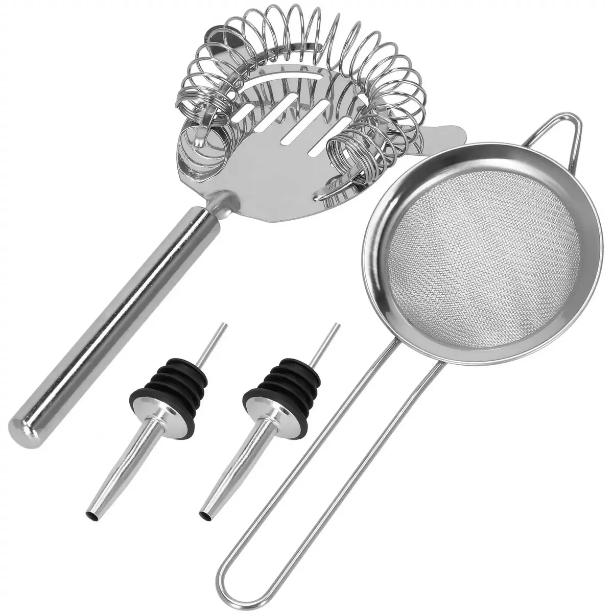 Barware set Springos KI0023 — 8-piece stainless steel Photo 4