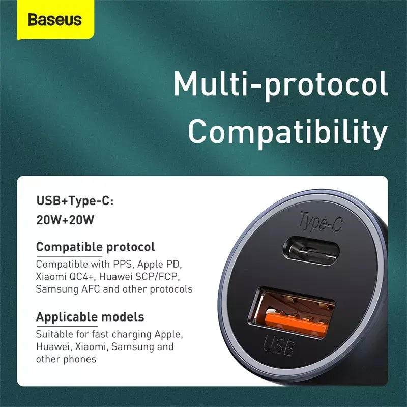 Lādētājs Baseus Golden Contactor Pro Dual Photo 13