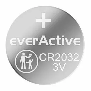 CR2032 baterija 3V everActive litija - 1 gb. bez iepakojuma vai 20gb. industriālais iep.