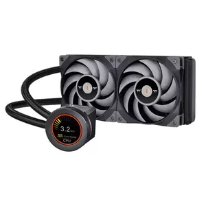 All-in-one šķidruma dzesētājs Thermaltake CL-W322-PL12GM-B 12 cm Melns Pelēks 2500 RPM 72.69 m³/h
