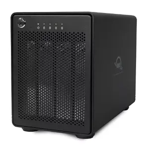 HDD/SSD enclosure OWC ThunderBay 4 Black — 4 bays, 2.5/3.5", SATA I/II/III, 20 Gbit/s, USB-C
