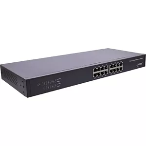 InLine Gigabit tīkla slēdzis 16-porti 1Gb/s 19" 1U bez ventilatora
