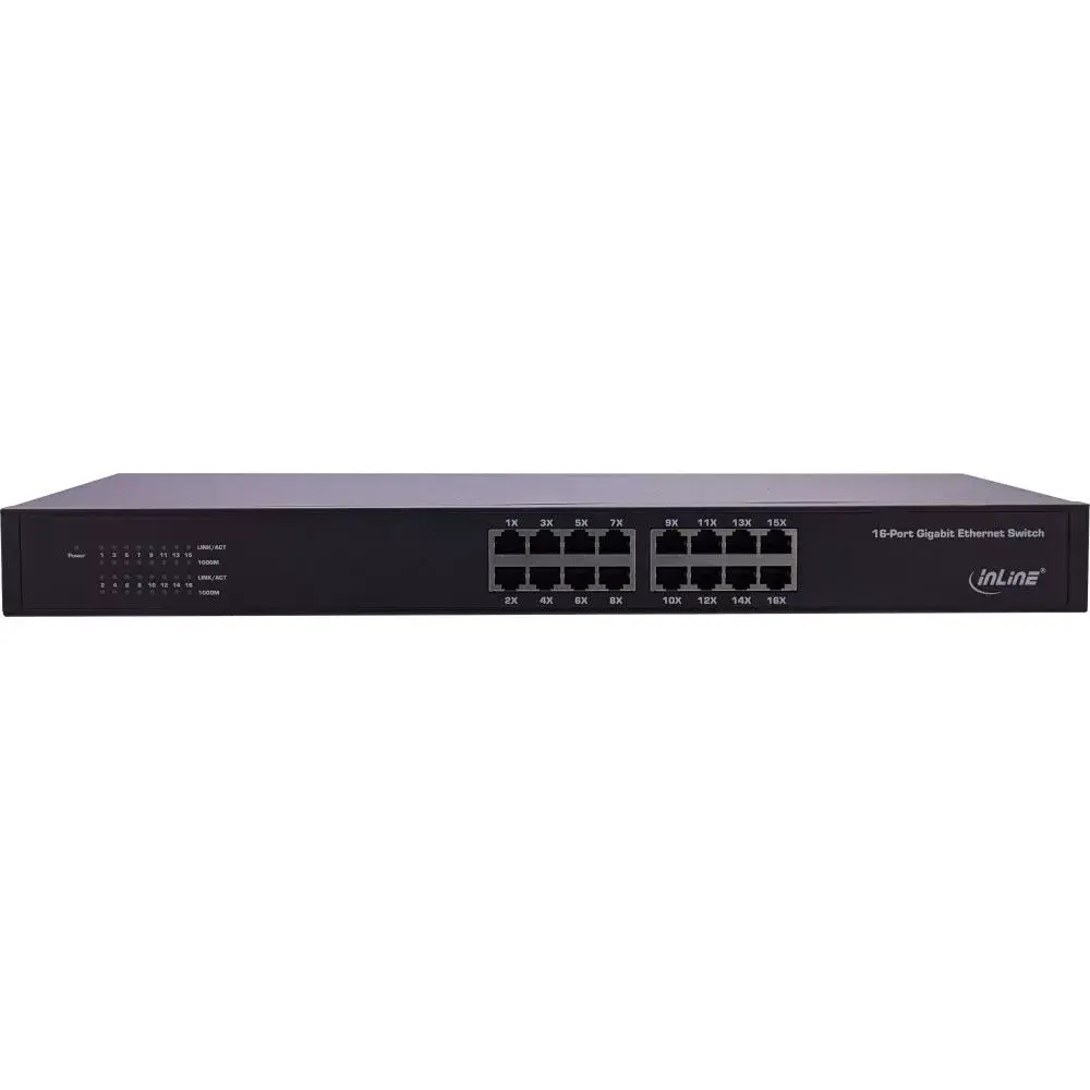 InLine Gigabit tīkla slēdzis 16-porti Photo 2