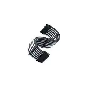 ATX pagarinājuma kabelis SILVERSTONE SST-PP07E-MBBW 30 cm melns/balts