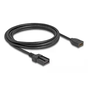 DeLOCK HDMI Automotive cable HDMI-A female to HDMI-E male 3 m 4K 60 Hz