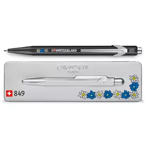Piekaramā atsperu pildspalva Caran d-Ache 849 Edelweiss Blue Medium
