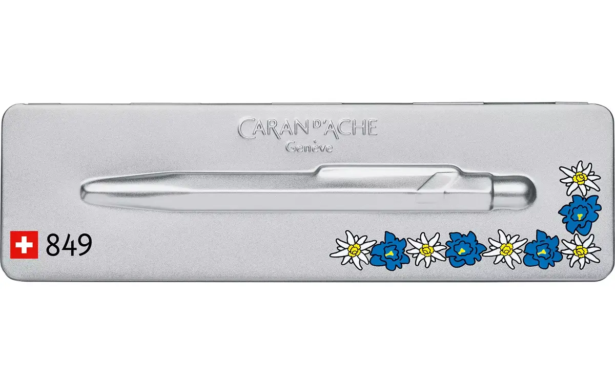 Piekaramā atsperu pildspalva Caran d-Ache 849 Edelweiss Photo 3
