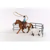 Fermas Schleich Kovboju komanda Roping Photo 7