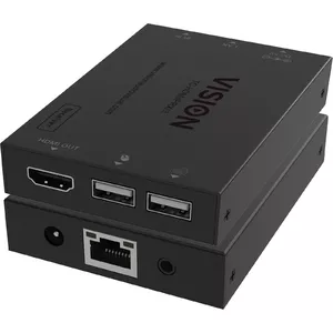 Vision HDMI-over-IP Receiver Ресивером Черный