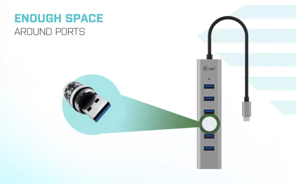 i-tec USB-C Charging Metal HUB 7 Port Photo 8