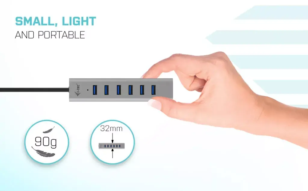 i-tec USB-C Charging Metal HUB 7 Port Photo 9