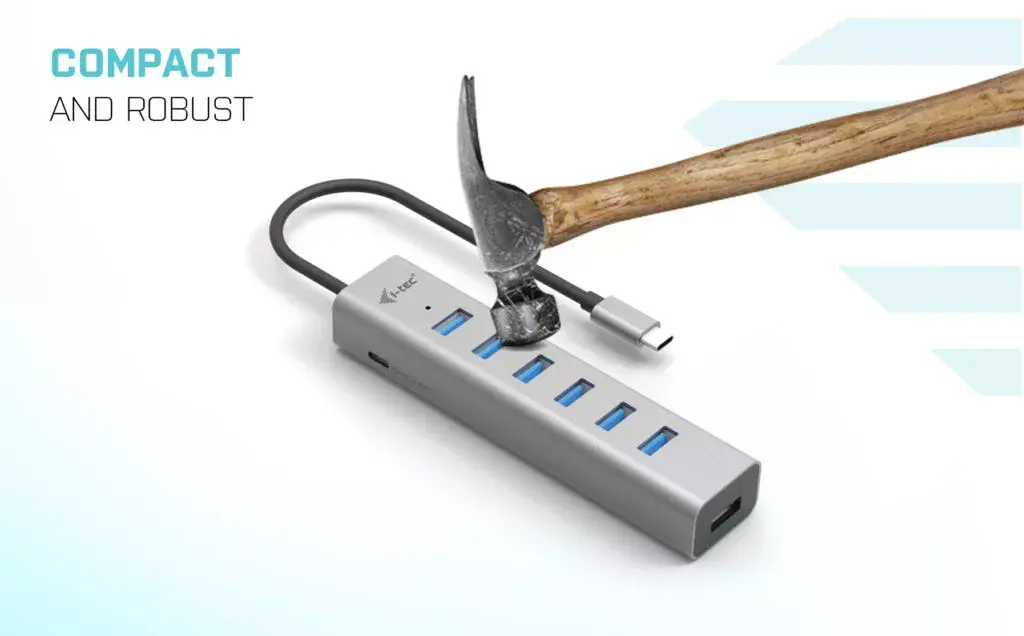 i-tec USB-C Charging Metal HUB 7 Port Photo 10
