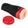 Мастурбатор WYNE Silicone Black — подогрев, вибрация, вакуум Photo 2