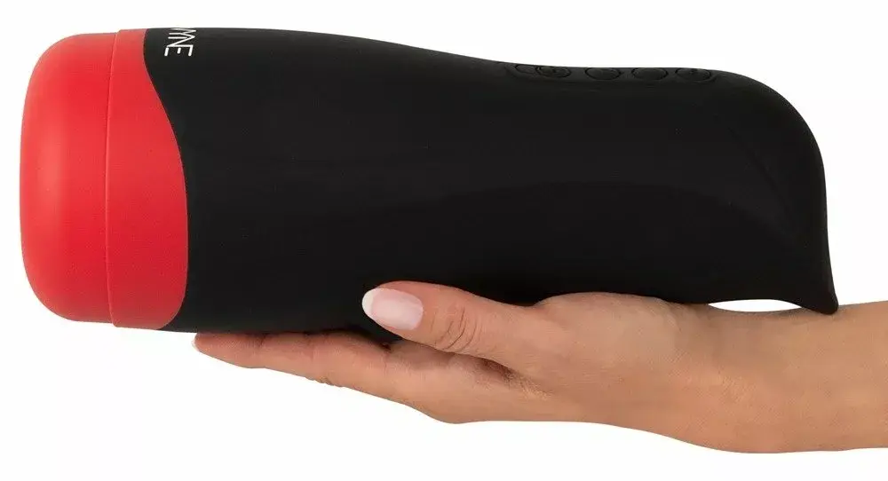Мастурбатор WYNE Silicone Black — подогрев, вибрация, вакуум Photo 5