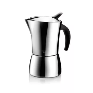 Moka pot Tescoma Monte Carlo 0.14 L stainless steel stovetop espresso maker with heat‑resistant grips