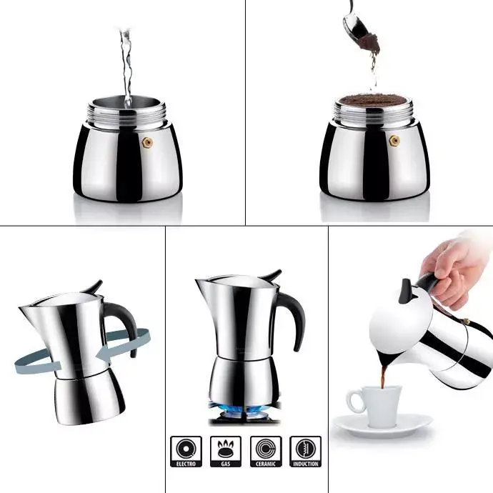 Moka pot Tescoma Monte Carlo 0.14 L Photo 2