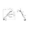 Multibrackets M Gāzes pacelšanas roka Samsung G9 Viena Melna Photo 6