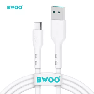 Кабель USB Type-C BWOO BO-X172C 1 м — кабель для передачи данных и зарядки USB-C, длина 1 м