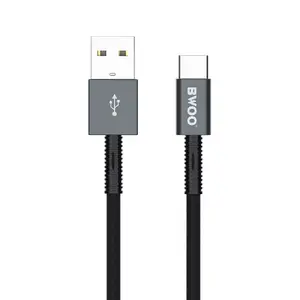 Кабель USB‑C — USB BWOO X211C 1,0 м, 2,4 A, черный