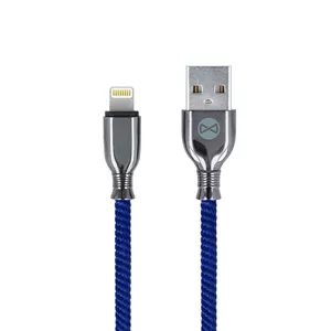 Кабель USB–Lightning forever Tornado 1,0 м, 3 А, тёмно-синий