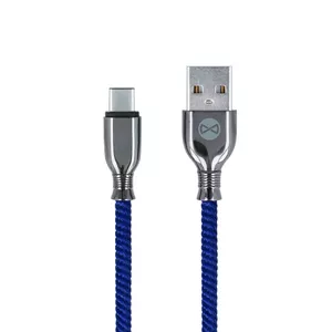 Кабель USB — USB-C forever Tornado 1,0 м 3A тёмно-синий