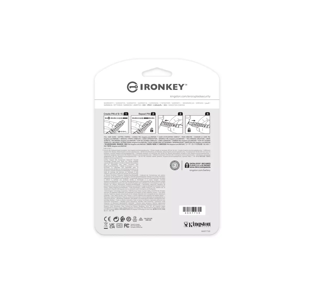 USB флешка Kingston 64GB IronKey Keypad 200 Photo 7