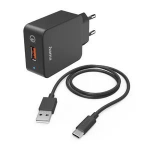 Hama 00201625 Lādētājs Iekštelpu AC Ātrā uzlāde Melns 12V 1.5m