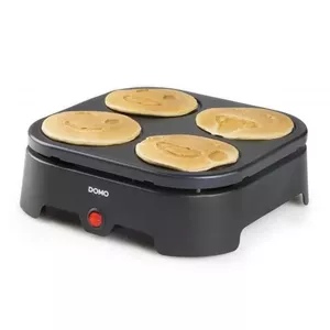 Crepe maker Domo DO8718P — 4 crepes, 600 W, 11 cm diameter, black