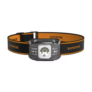 Налобный фонарь Superfire HL75-X, 220 лм, USB, 7 режимов