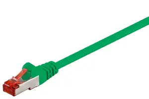 Tīkla kabelis GOOBAY 95464 Cat6 S/FTP (S‑STP) zaļš 0,5 m, RJ‑45 — RJ‑45, 1000 Mbit/s