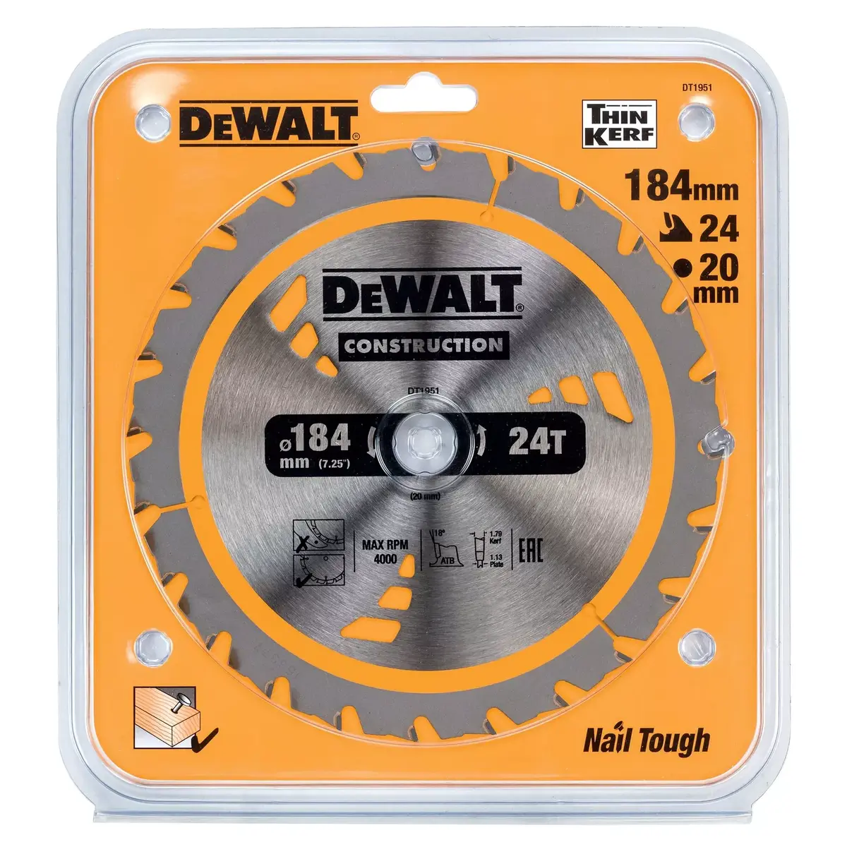 Пила дисковая DeWALT DT1951-QZ Photo 2
