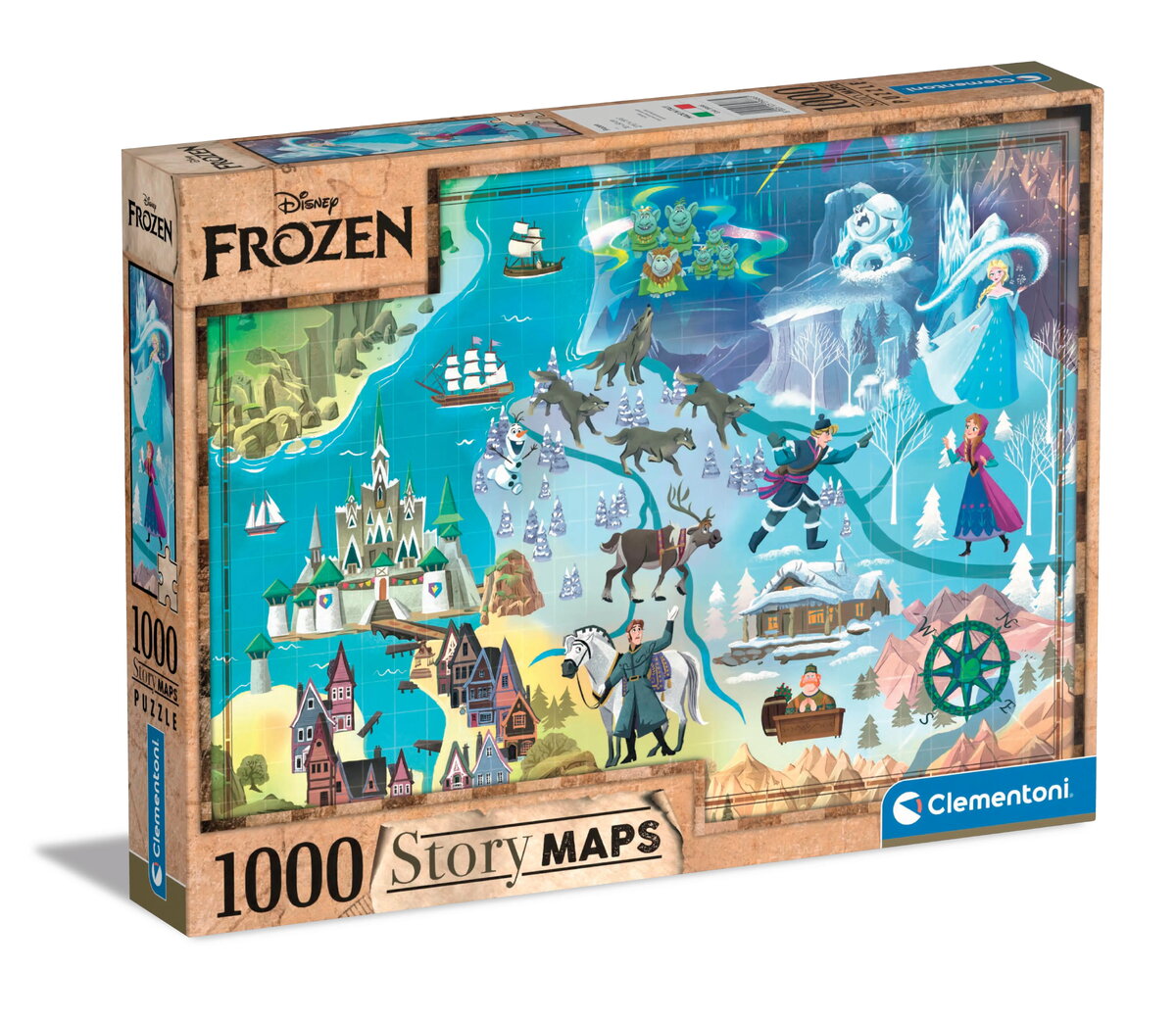 Puzle Clementoni Puzzle Story Maps Kraina
