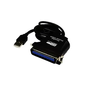 Параллельный кабель EXSYS EX-1300-2 Черный 1м USB A на DB25