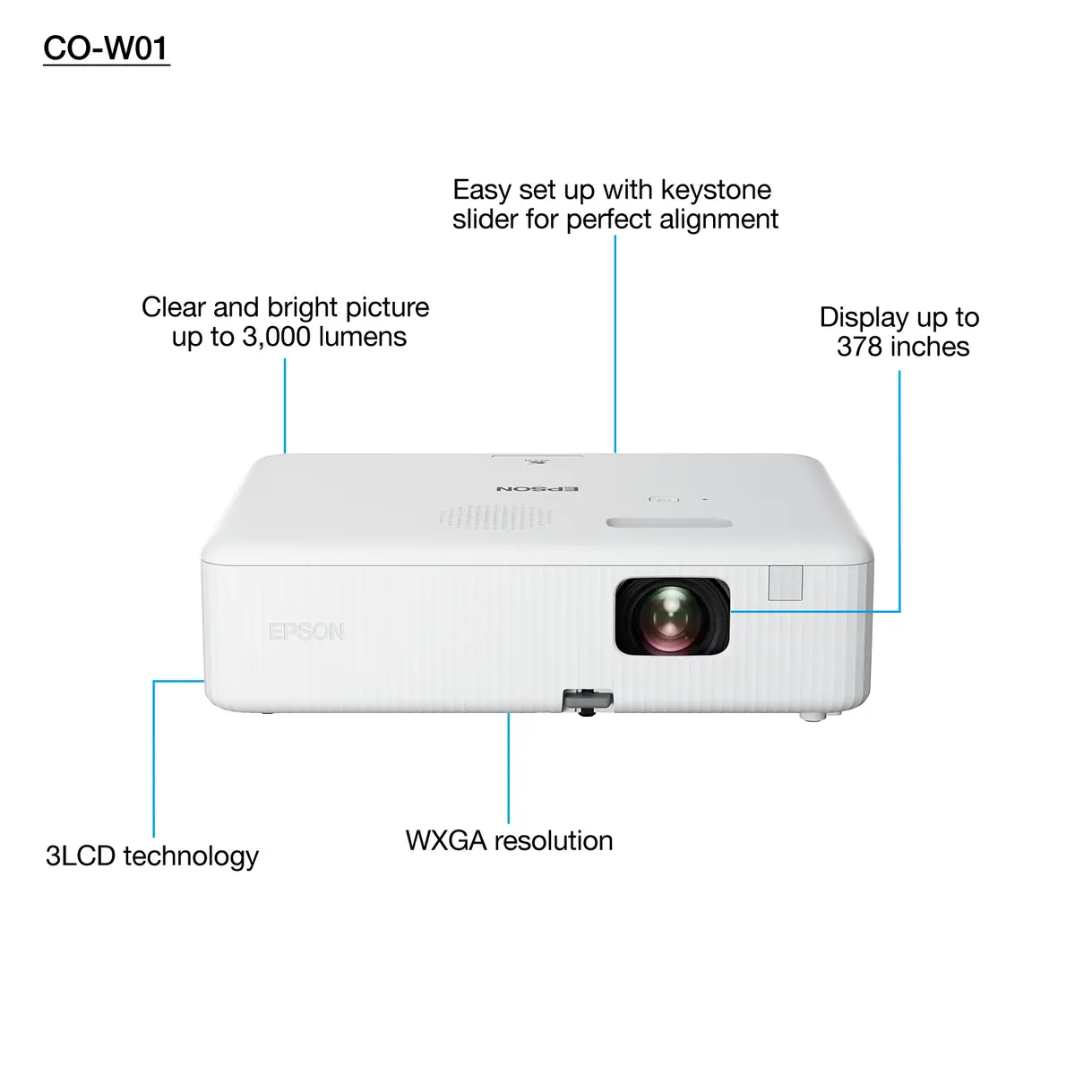 Проектор Epson CO-W01 Photo 3