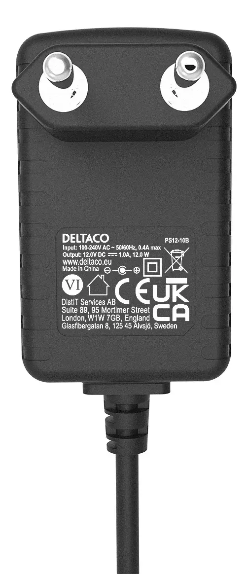 Barošanas adapteris Deltaco PS12-10B Photo 3